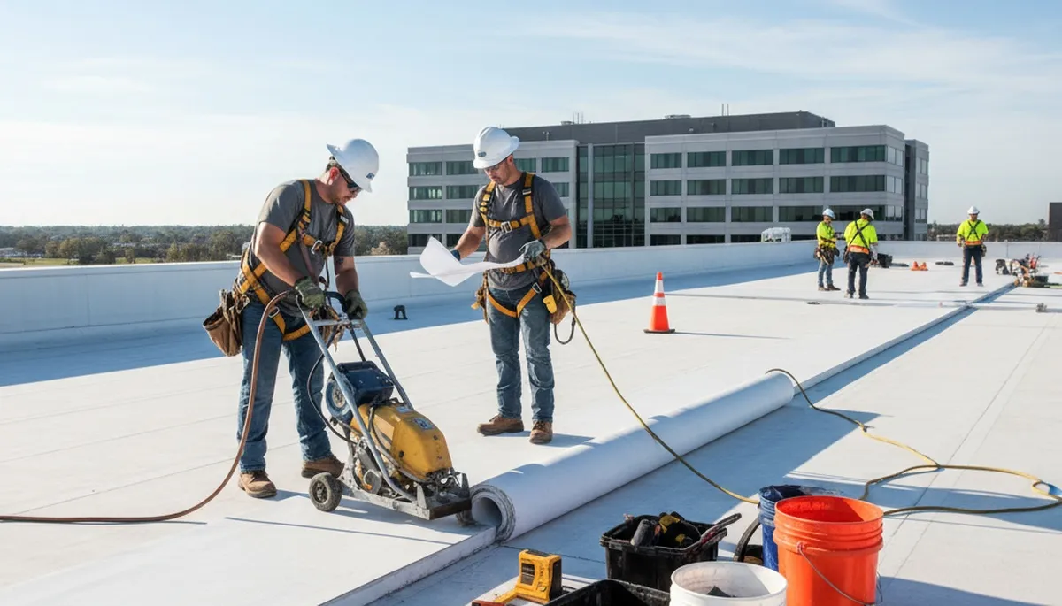 Commercial roofing in Las Vegas, NV for desert heat and storm protection